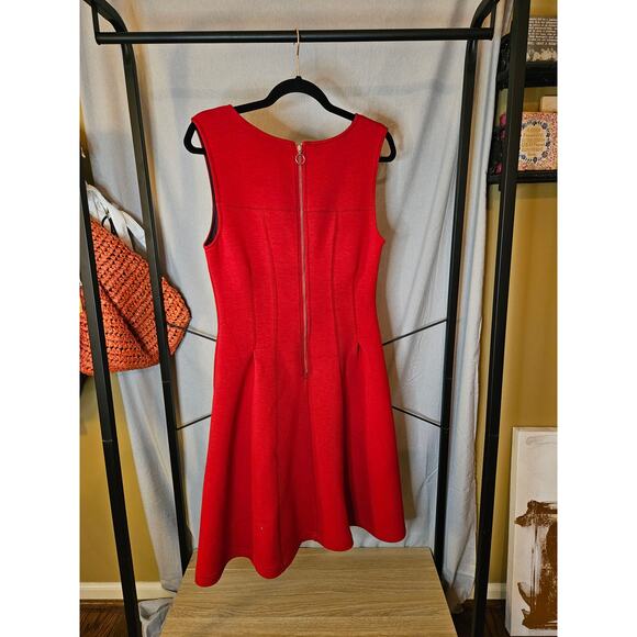 NWT Maeve by Anthropologie Red Fit & Flare Dress – Sleeveless, Size L - Picture 3 of 8